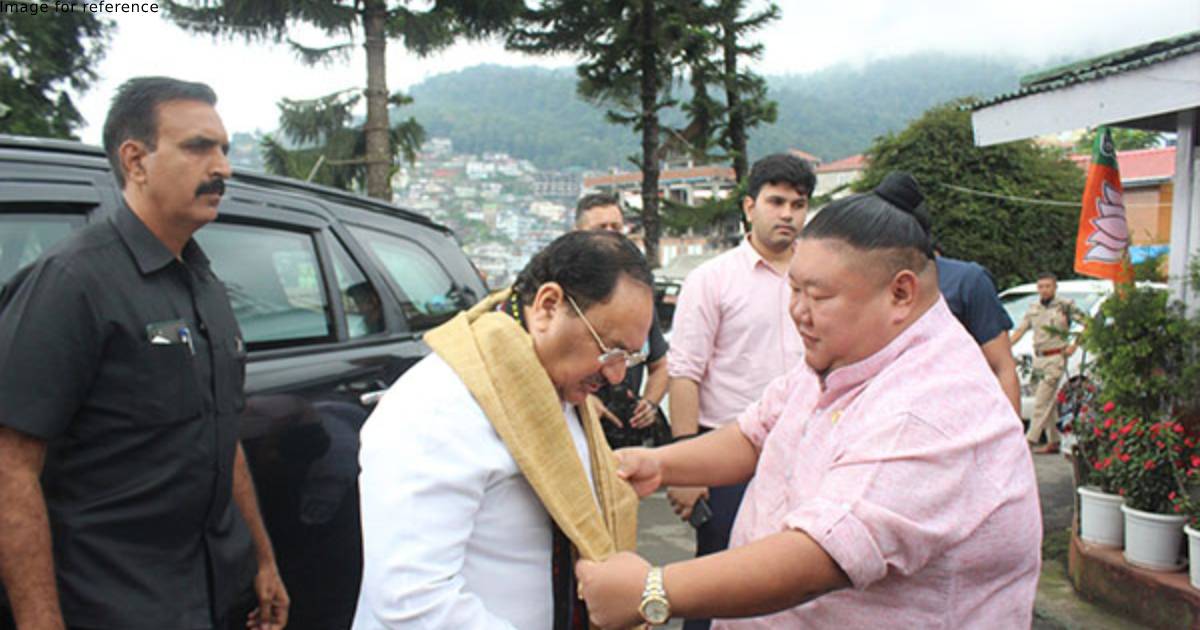 Nagaland: Tribal Affairs minister Temjen Imna Along welcomes JP Nadda on second day of his official tour to state